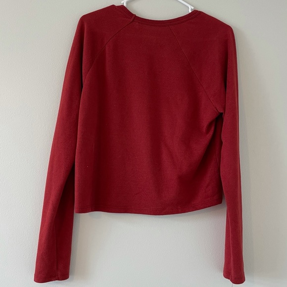 PacSun Tops Red Pacsun Long Sleeve Size Large Poshmark